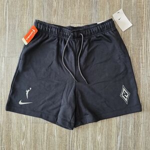 Nike Las Vegas Aces Fleece Shorts WNBA Aja Wilson Women's Medium M Black White